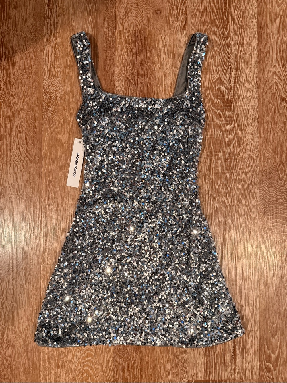 Princess Polly | Dresses | Princess Polly Miss Me Silver Sequin Dress Brand New With Tags Size